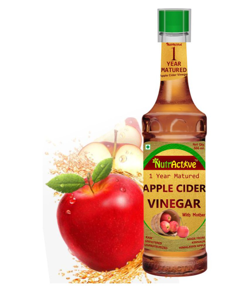     			NutrActive Natural Apple Cider Vinegar with Mother of Vinegar 500 ml Unflavoured