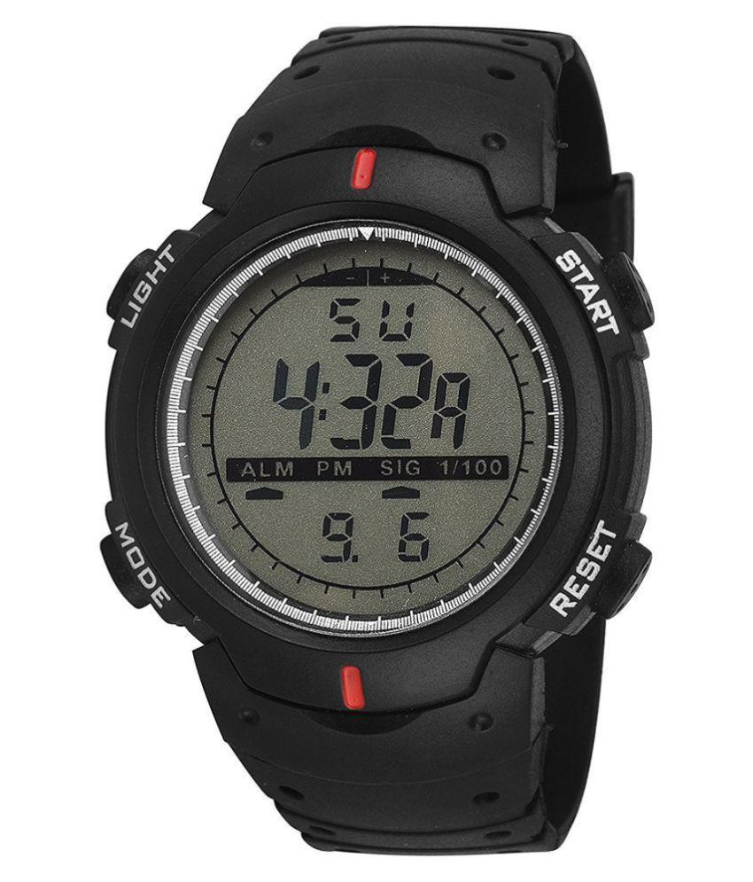 3 Nuts Timex Black Digital Leather Digital Men's Watch - Buy 3 Nuts ...