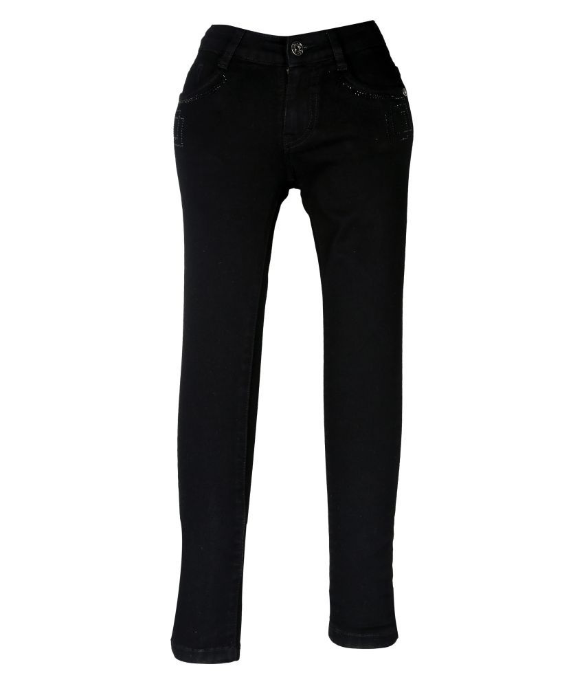 Kirosh Black Colored Streachable Denim Jeans For Girls - Buy Kirosh ...