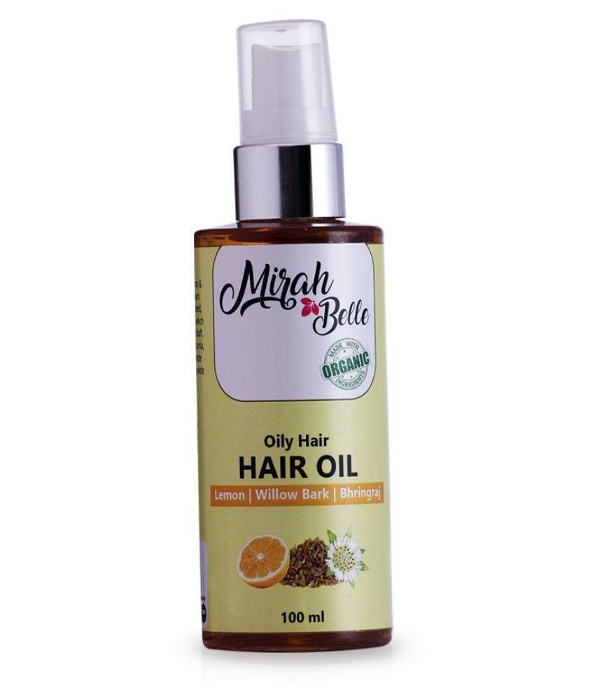 Mirah Belle Naturals Bhringraj Oily Hair Hair Oil Lemon Willow