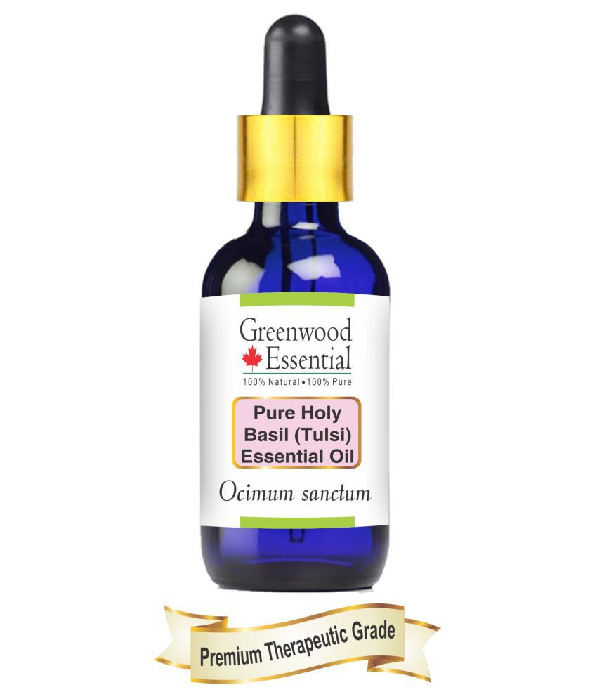     			Greenwood Essential Pure Holy Basil (Tulsi) Essential Oil 15 ml