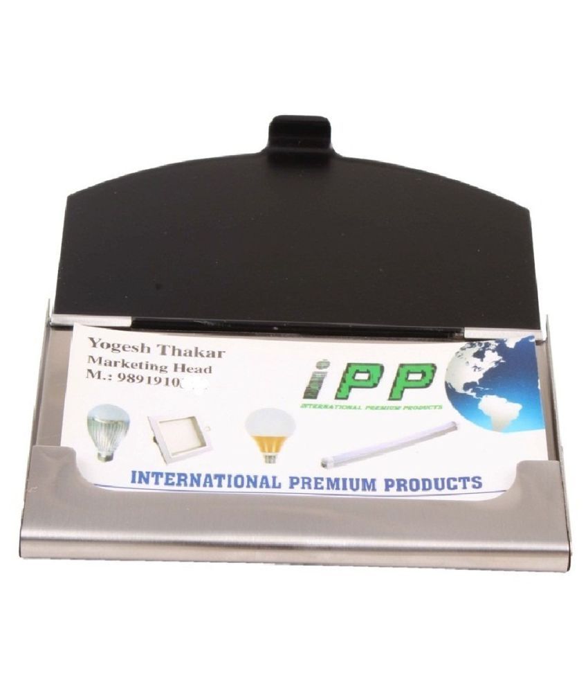 Steel Visiting Card Holder Buy Online at Best Price in India Snapdeal
