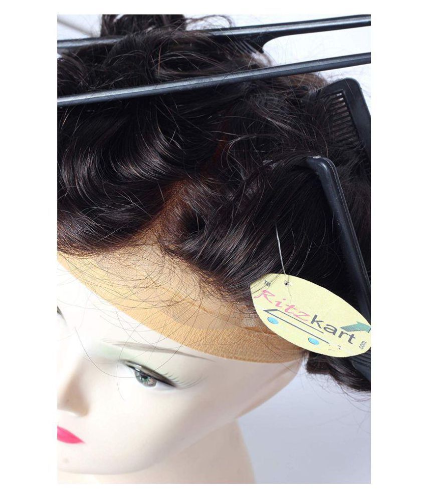 Ritzkart 7x5 Full Double Lace European Human Hair Patch Toupee For