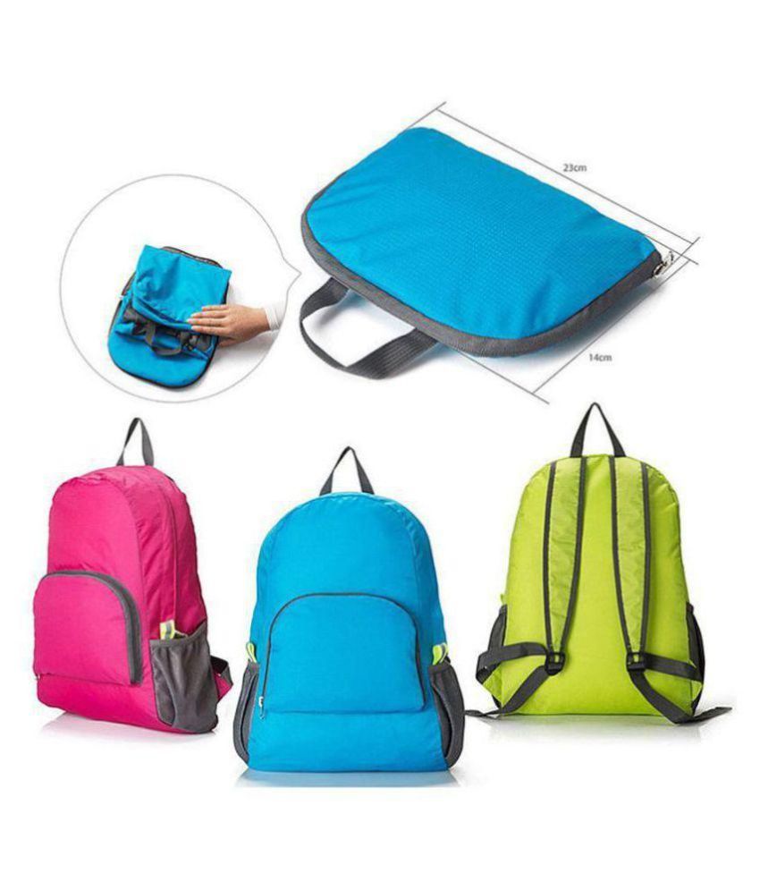 Multicoloured Foldable Backpack Lightweight Waterproof Travel Backpack