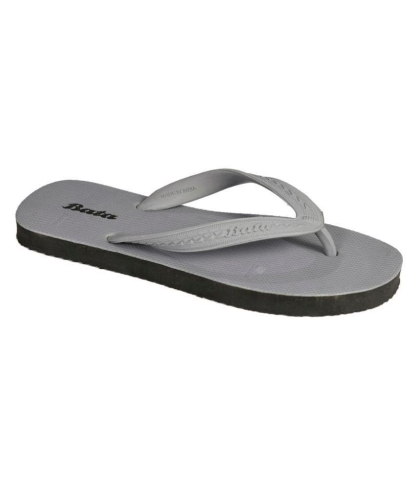 Bata Gray Daily Slippers Price in India 
