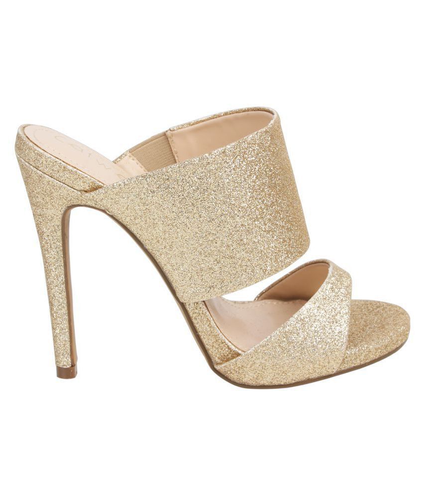 gold stiletto heels for prom