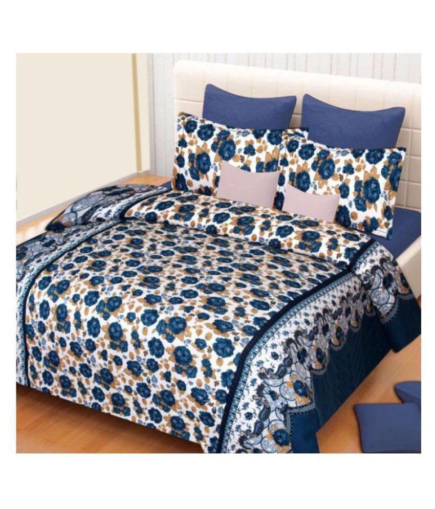 Homesense Cotton Double Bedsheet With 2 Pillow Covers Buy