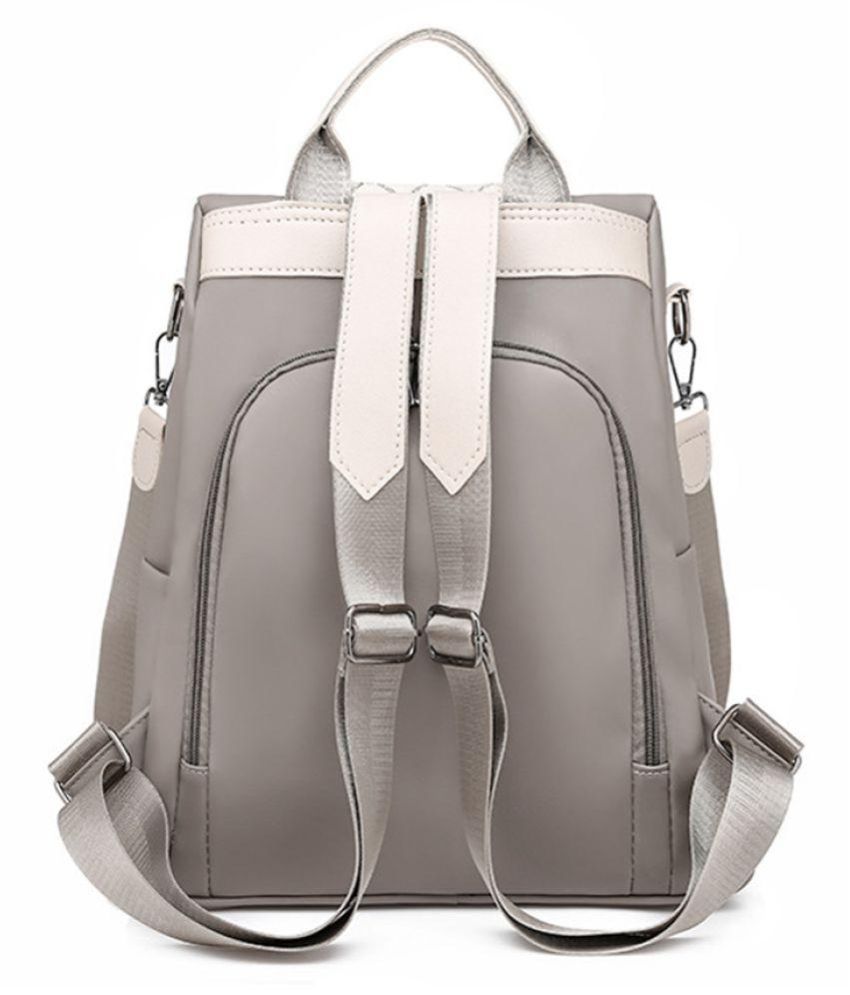 Women's Fashion Grey Backpack Handbags Shoulder Bag - Buy Women's ...