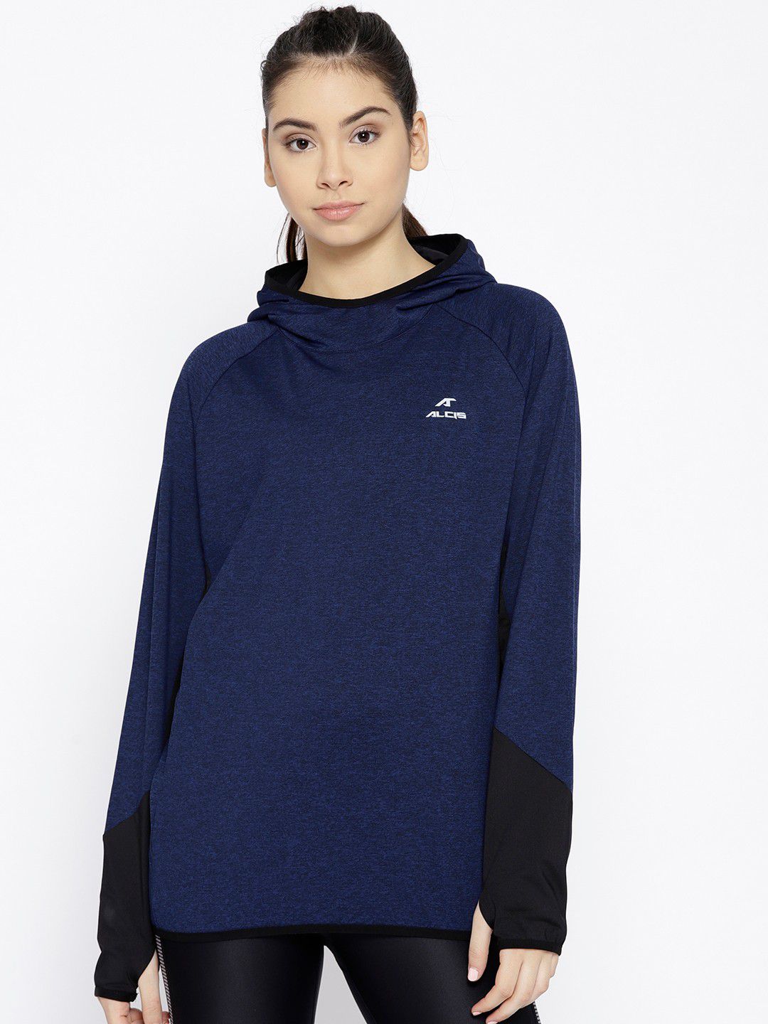     			Alcis Navy Polyester Fleece Sweatshirt Single Pack