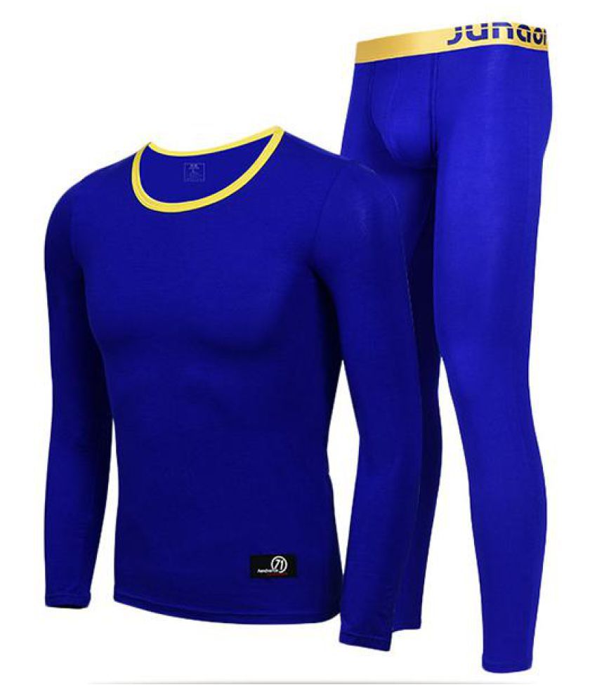 Casual O Neck Slim Modal Keep Warm in Winter Outdoor Thermal Underwear