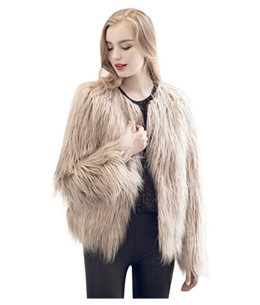 buy faux fur coat online india