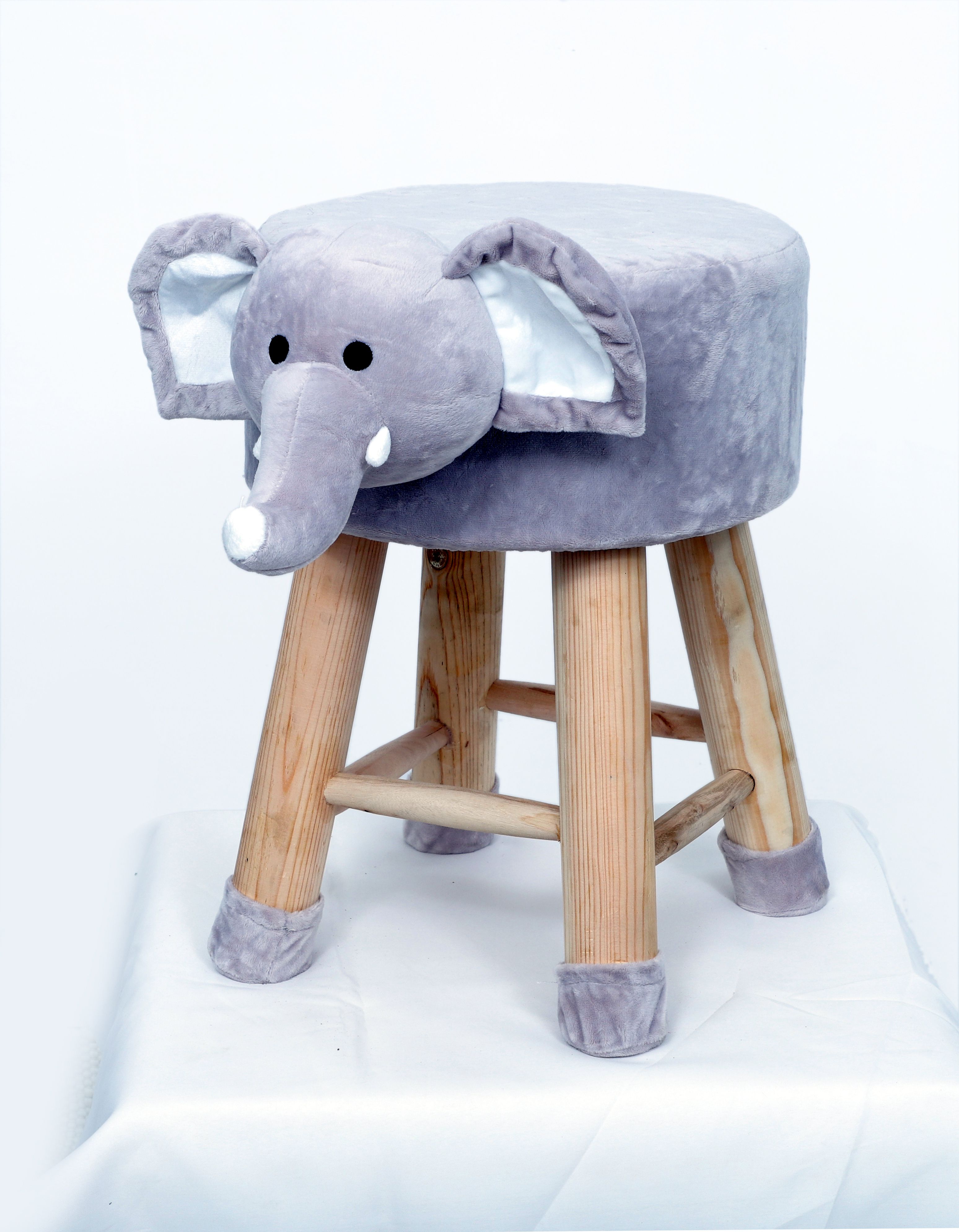 Valtellina Baby Elephant Animal Shaped Ottoman/Foot Stool for Kids,  30x30x42CMS- Grey - Buy Valtellina Baby Elephant Animal Shaped Ottoman/Foot  Stool for Kids, 30x30x42CMS- Grey Online at Best Prices in India on Snapdeal