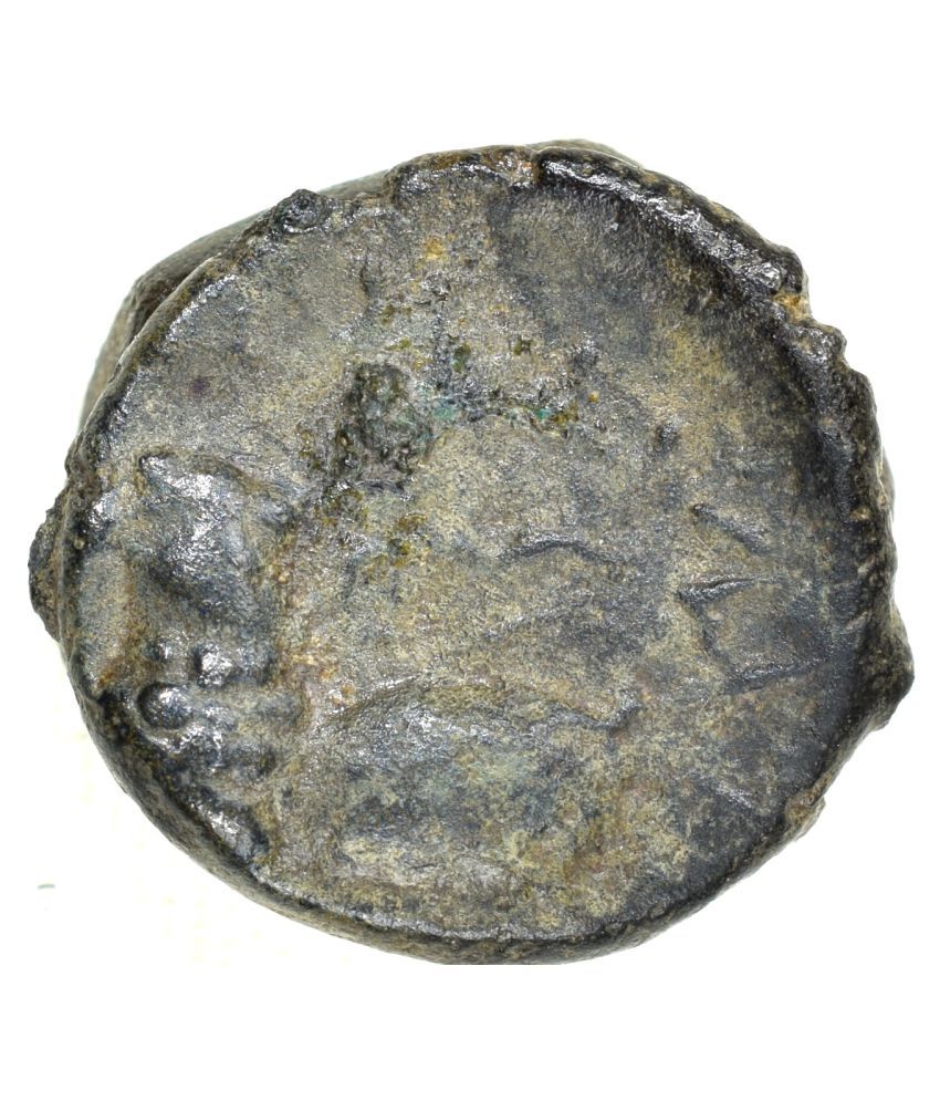 Potin Coin of Satakarni I(100 BC) of Satavahan Dynasty from Junnar Rare ...