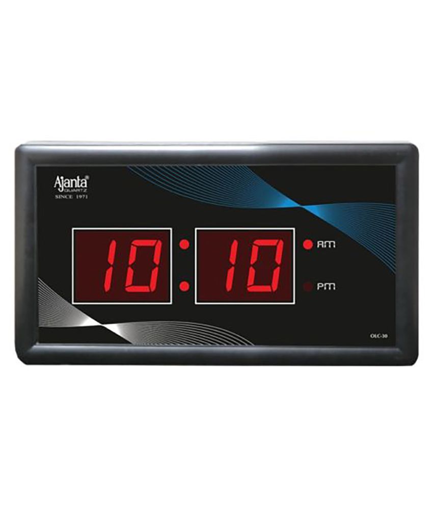 Ajanta Rectangular Digital Wall Clock OLC30 ( 18 x 3 cms ) Buy Ajanta