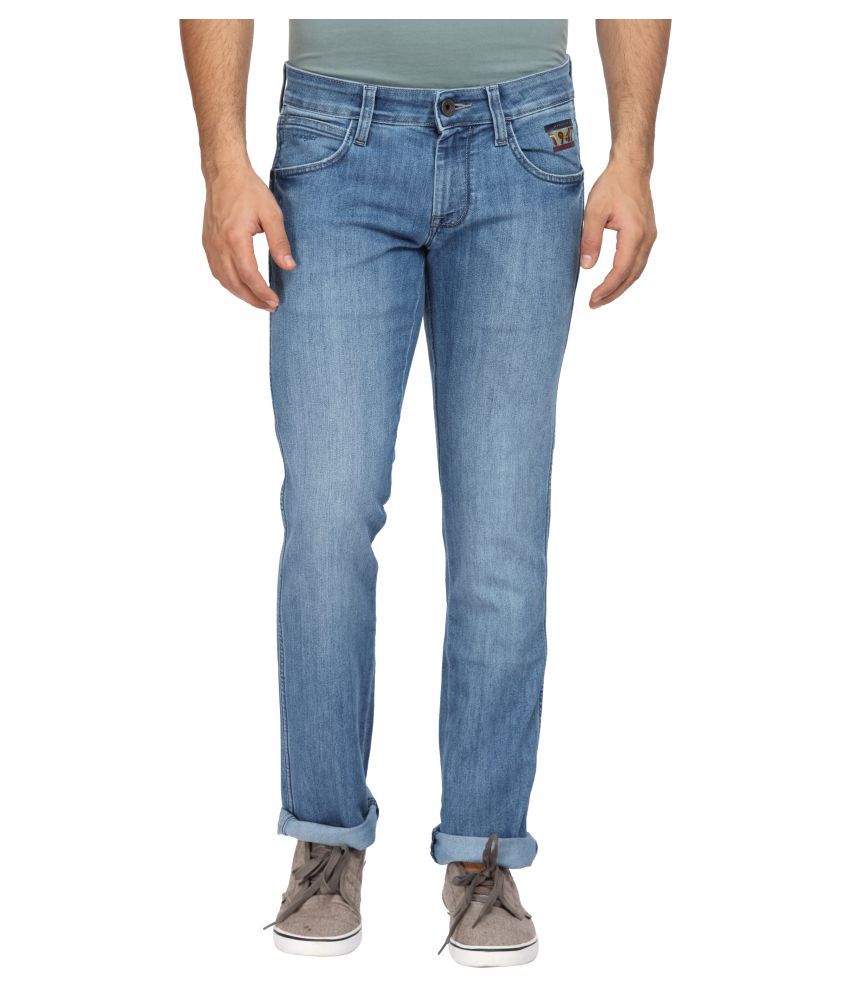 men's dark blue jeans regular fit