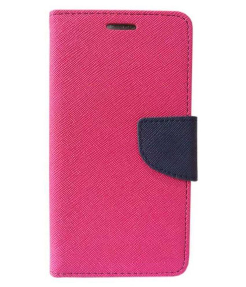 Vivo Y53 Flip Cover by Brand Fuson - Pink - Flip Covers Online at Low ...