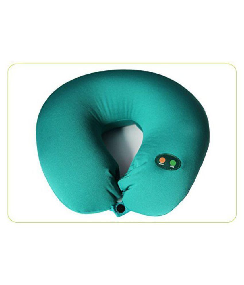Hanumex Electric U Shaped Massage Neck Pillow Cushion Blue Buy