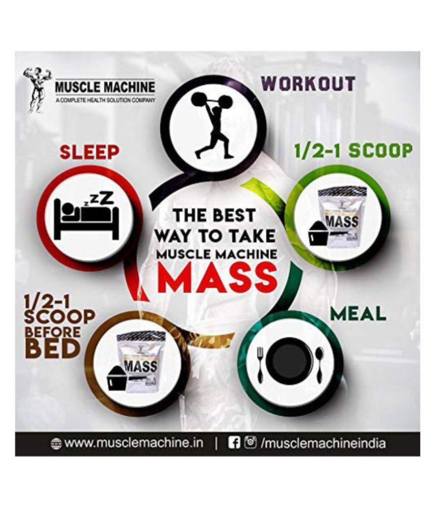 Muscle Machine MASS 6 lb Mass Gainer Powder Buy Muscle Machine MASS 6