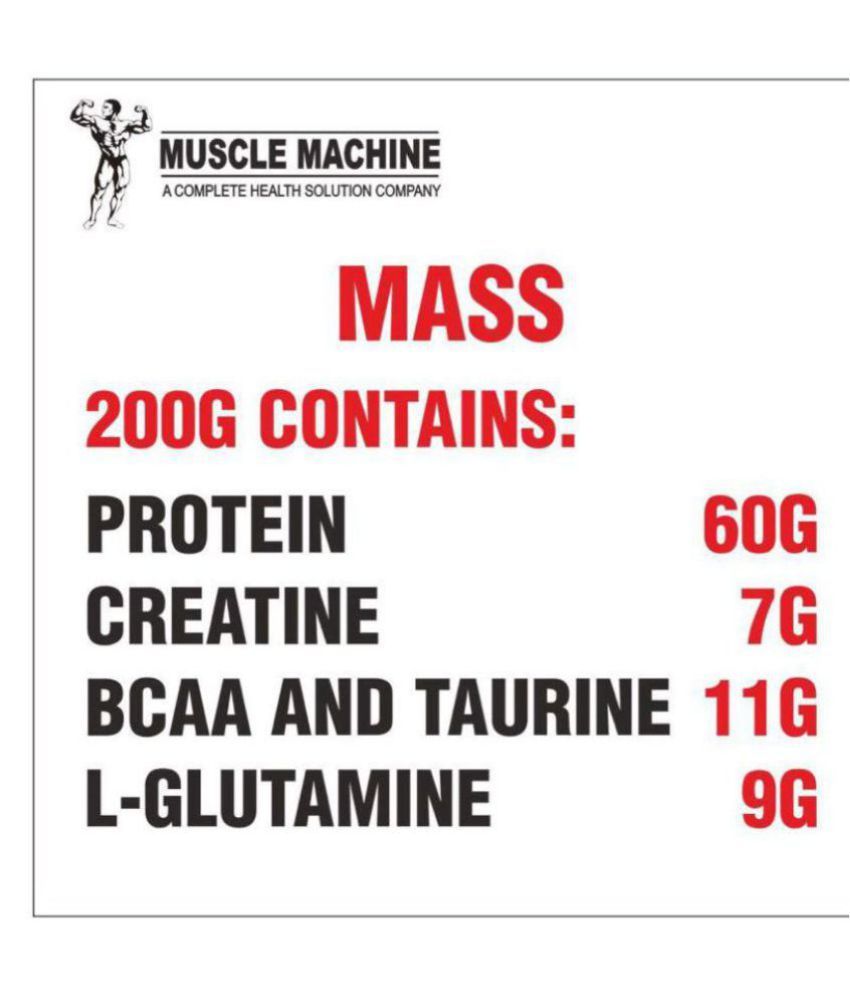 Muscle Machine MASS 6 lb Mass Gainer Powder Buy Muscle Machine MASS 6