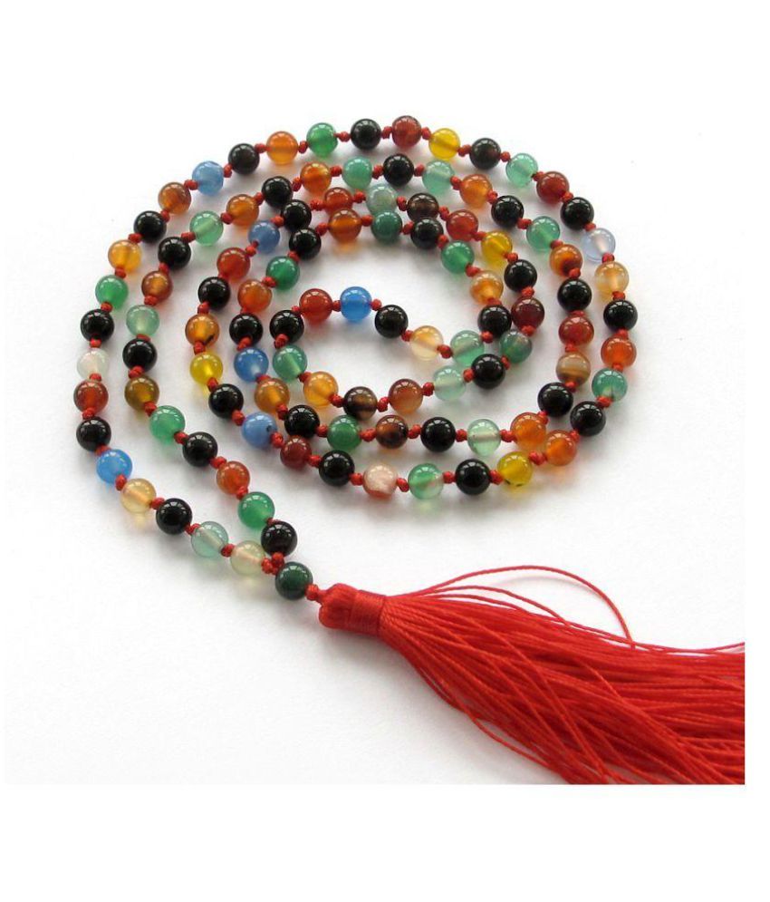     			Navrathnam Maala natural Beads Navgrah Jaipur Gemstone