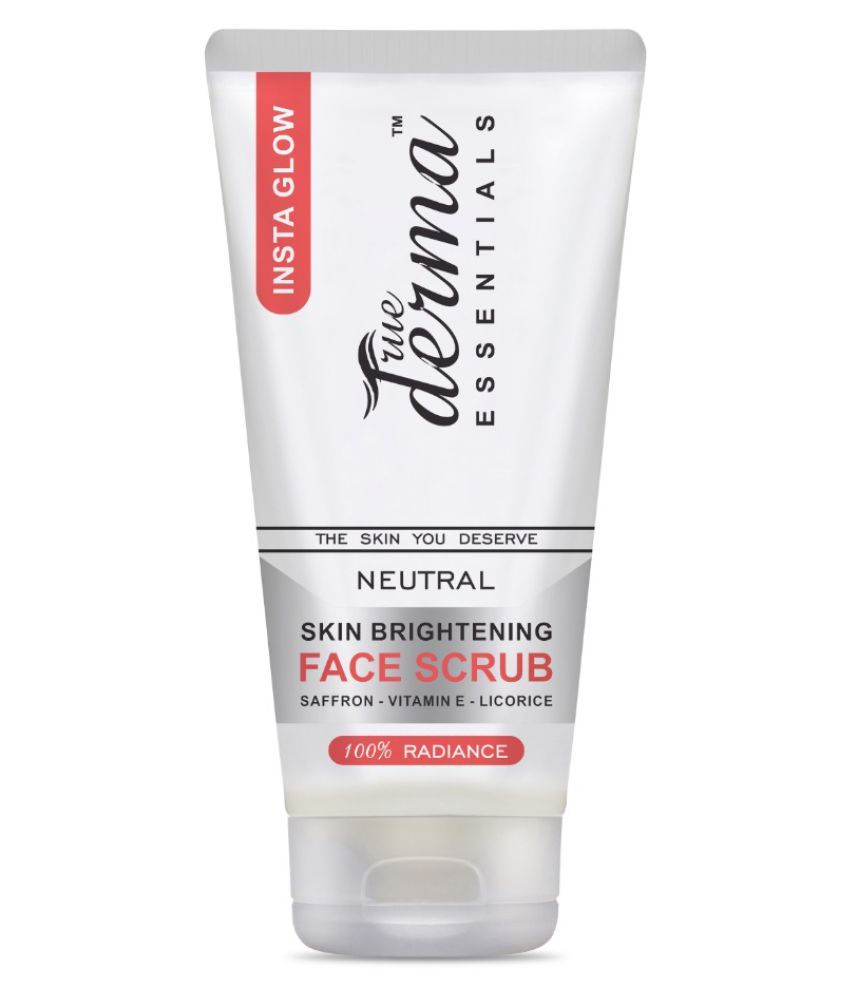 True Derma Essentials Insta Glow Skin Brightening Facial Scrub 100 gm ...