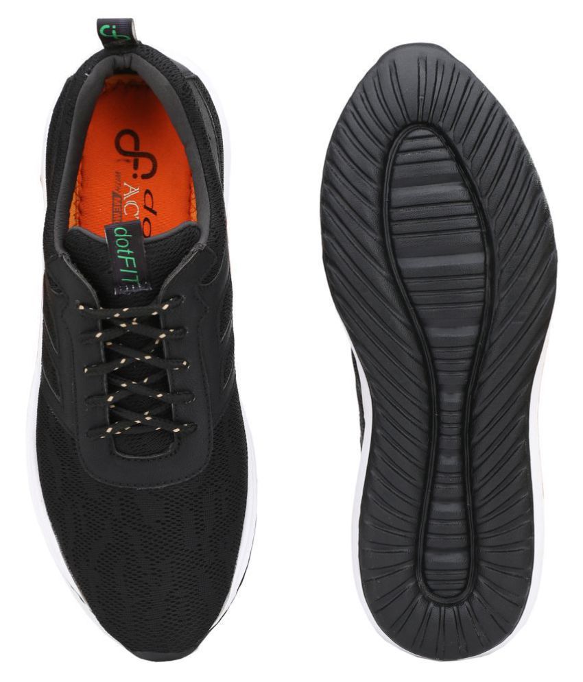 DOTFIT Black Running Shoes - Buy DOTFIT Black Running Shoes Online at ...