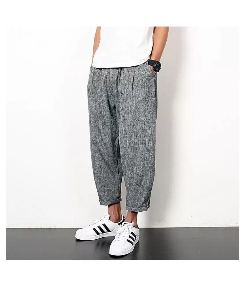 Baggy Cotton Harem Pants Japanese Vintage Striped Men Hip Hop Wide Leg –  Giga Store