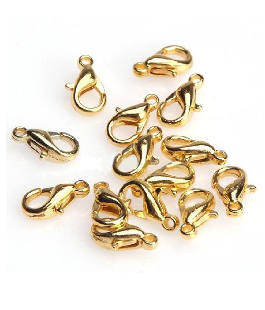 Antique Copper 100Pcs 10mm 12mm Lobster Clasps for Jewelry Making Necklace Bracelet Findings size 10mm 