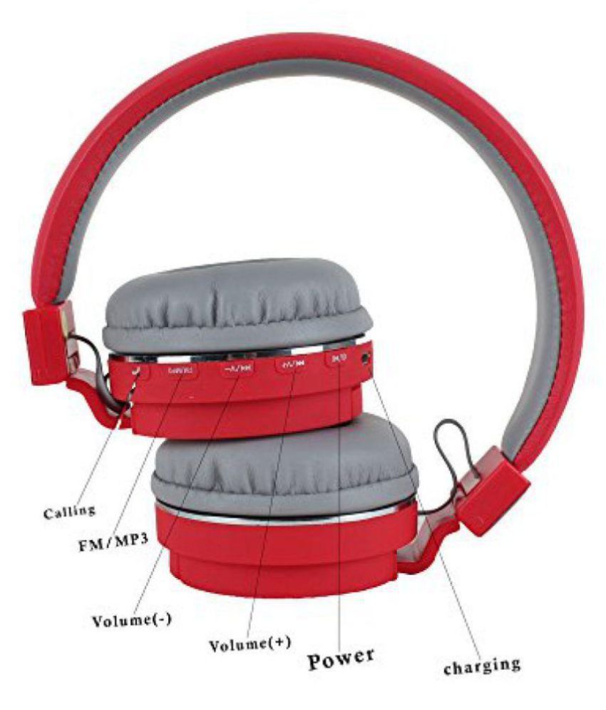 Avika Headphone & Mobile Holder COMBO Over Ear Wireless With Mic