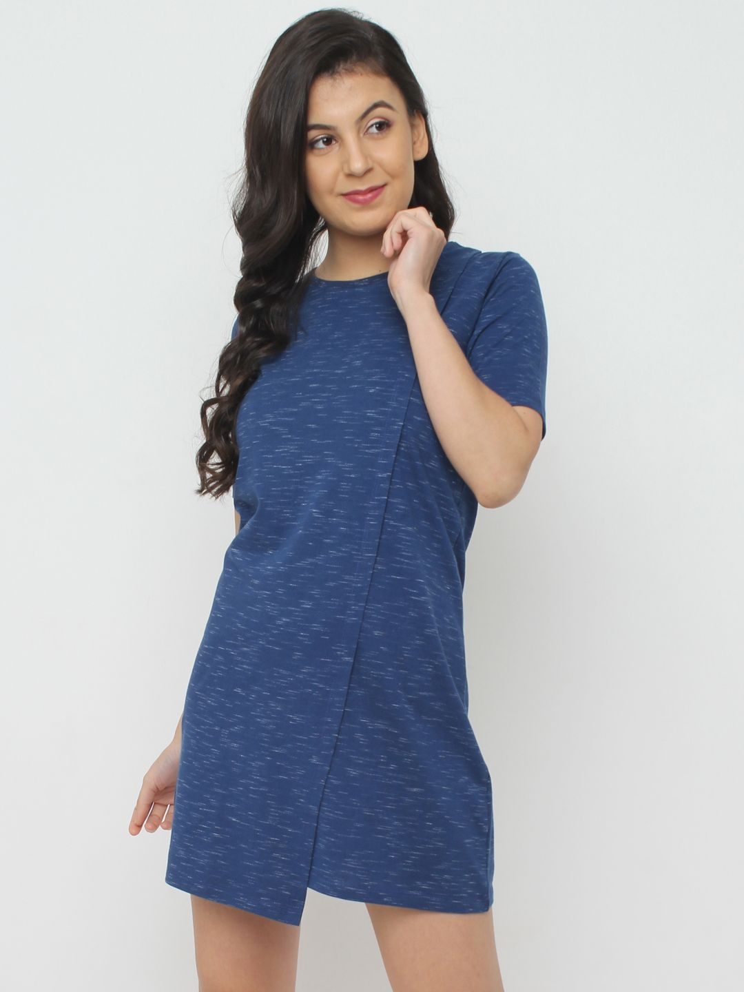 pastel blue t shirt dress