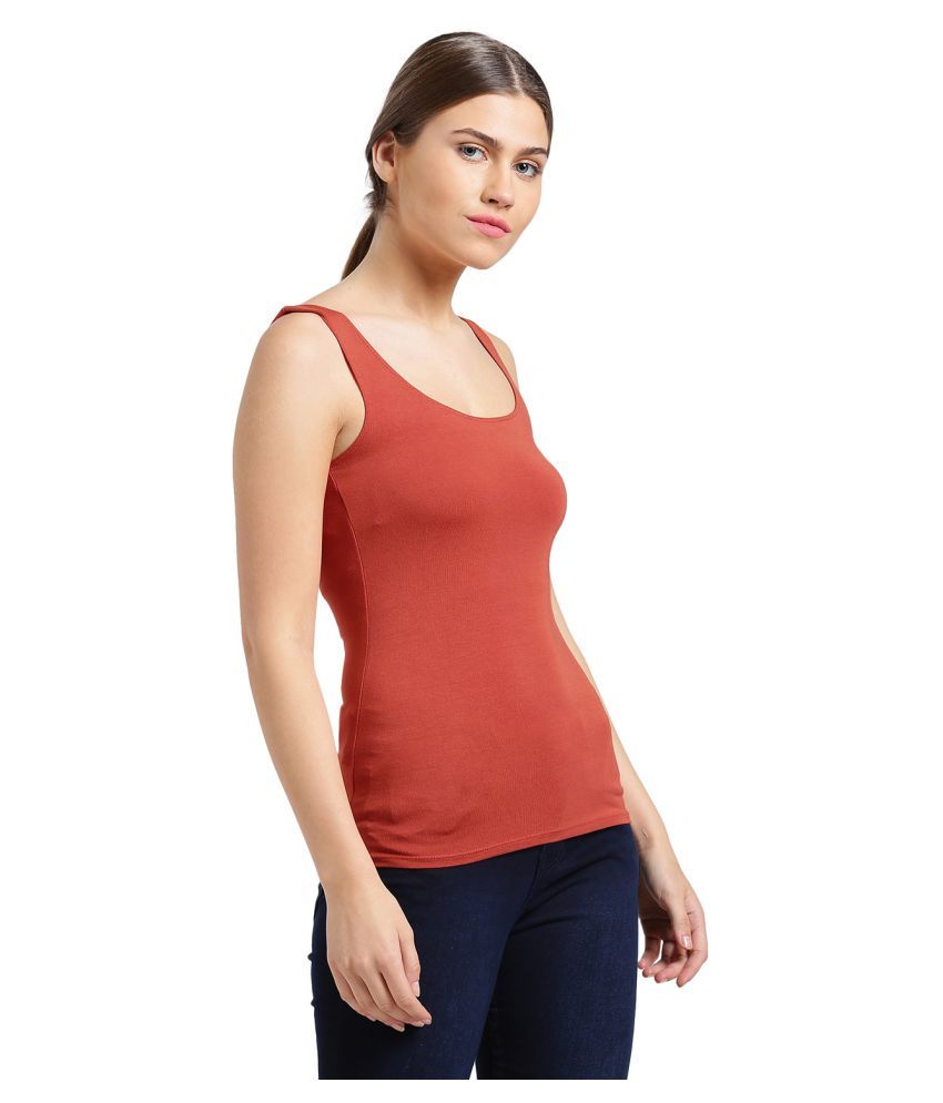 Zink London Polyester Tank Tops - Red - Buy Zink London Polyester Tank ...