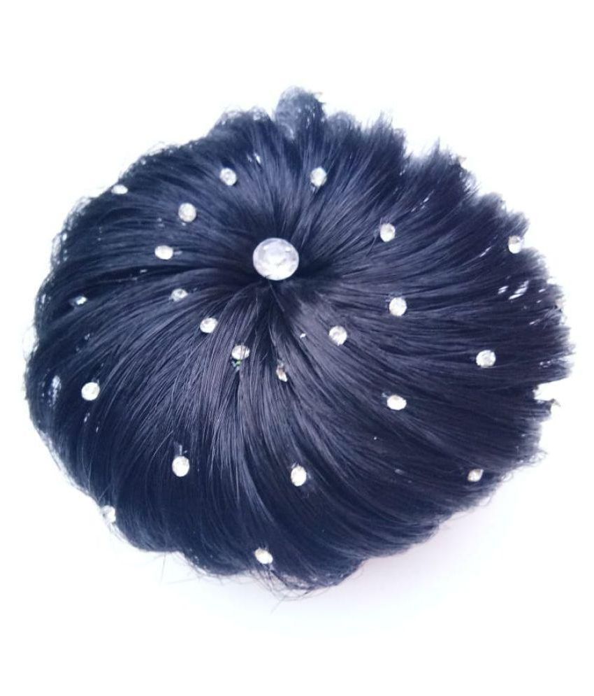 Synthetic Hairs Readymade Hair Bun Juda For Party: Buy Synthetic Hairs Readymade  Hair Bun Juda For Party Online in India on Snapdeal