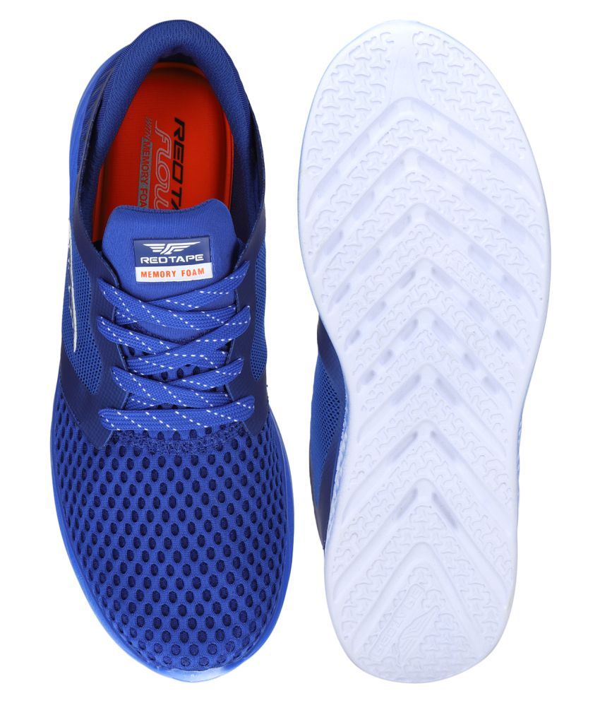 red tape blue shoes
