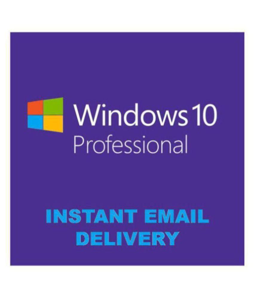 windows 10 professional 64 bit price in india