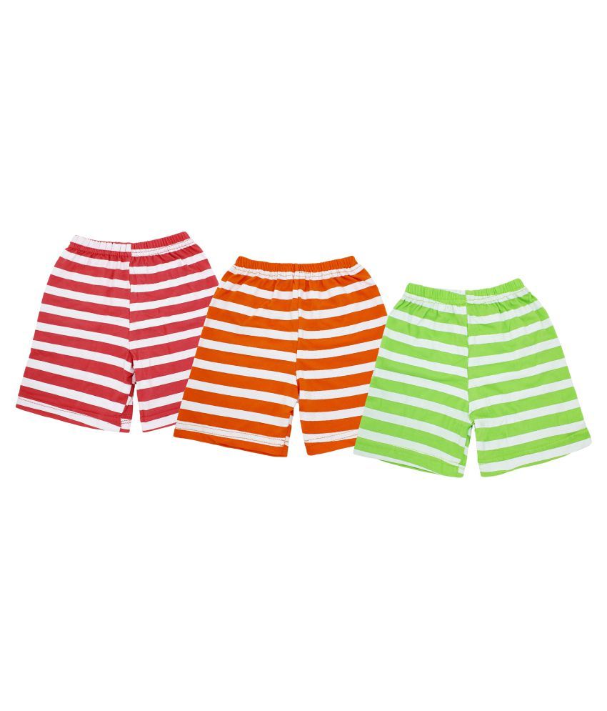     			Neska Moda Pack Of 3 Multicolor Kids Shorts For 6 To 18 Months PY14