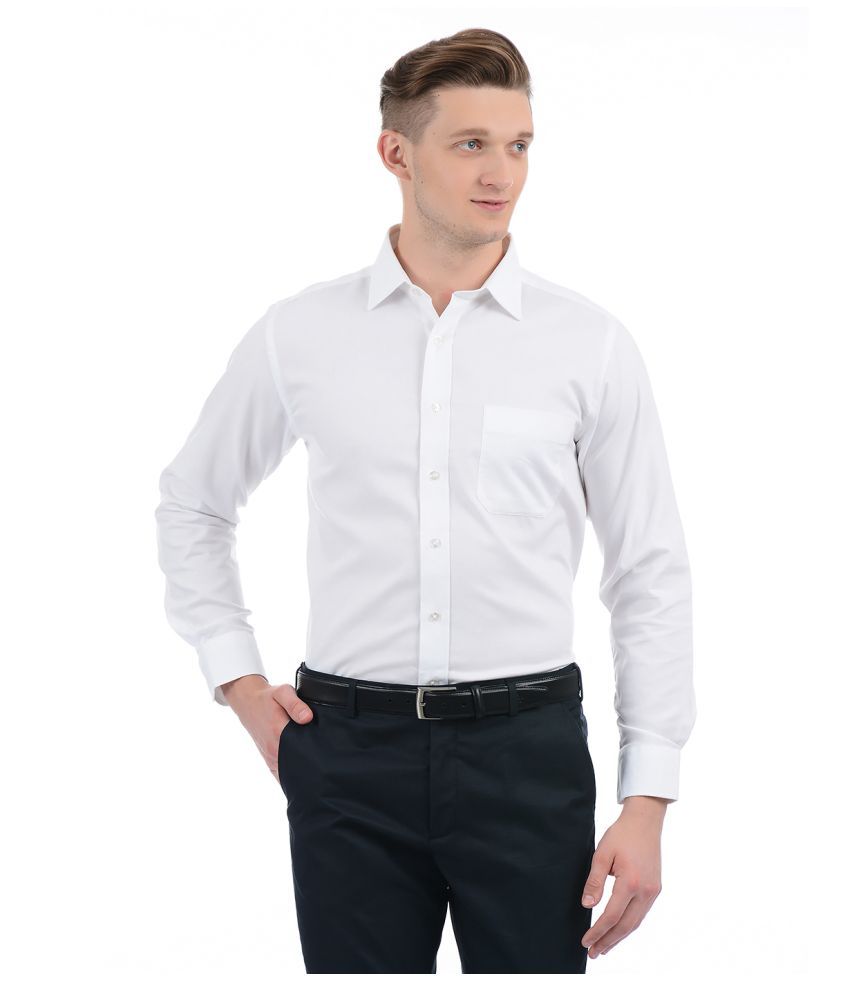 arrow white formal shirt