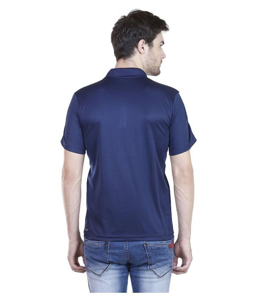 Adidas Blue Regular Fit Polo T Shirt - Buy Adidas Blue Regular Fit Polo ...