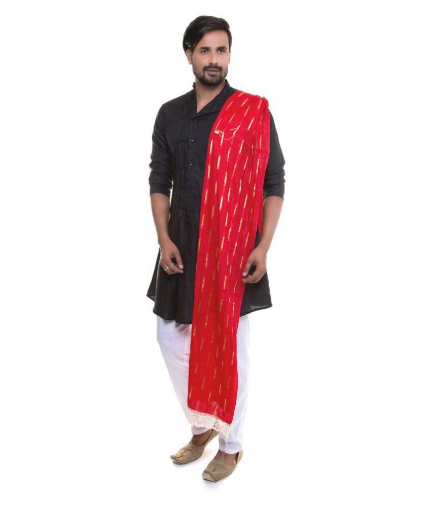 pathani kurta with scarf