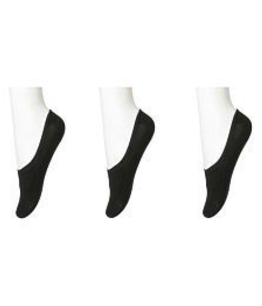    			Tahiro Black Cotton Low Cut Socks - Pack Of 3