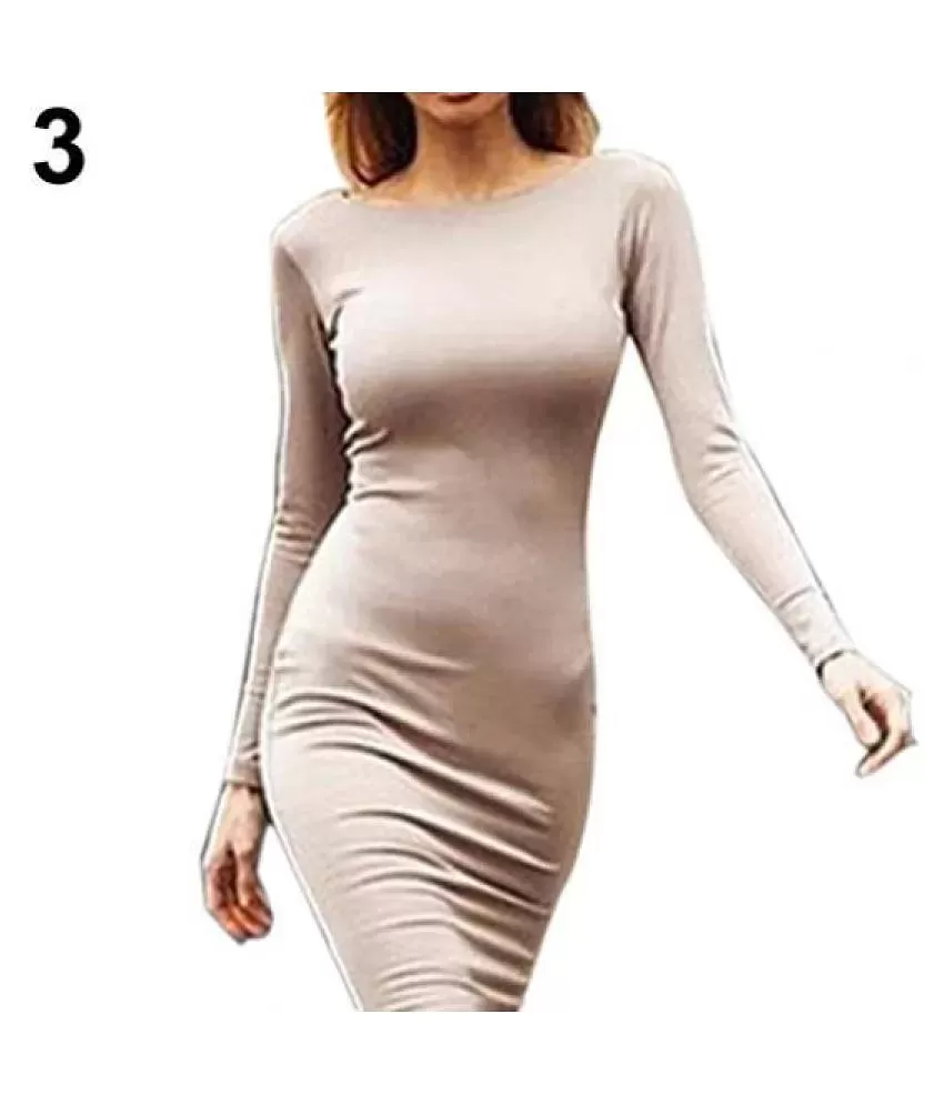 Buy Bodycon Office Dress For Women,Moonuy Ladies Girl Retro Below Knee  Formal Dress With Back Zipper Spring Autumn Winter Pencil Fashion Casual  Daily Half Sleeve Slim Turn-down Collar Skirt (Wine Red, XL)