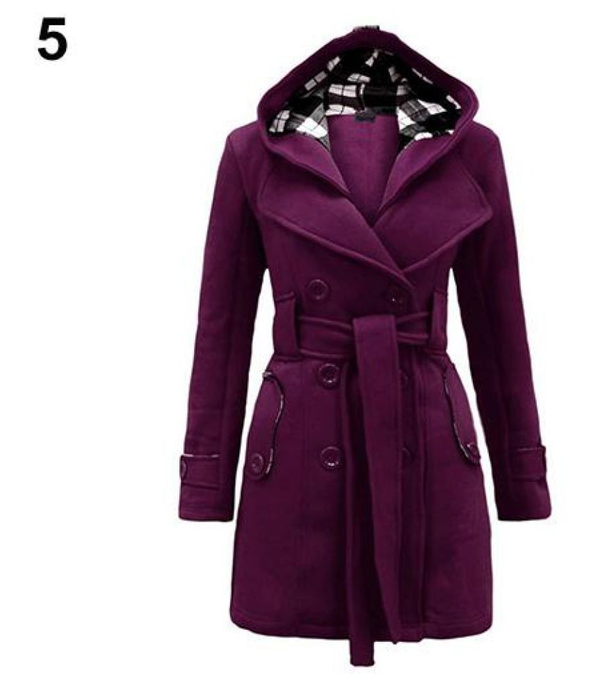 ladies warm hooded coats
