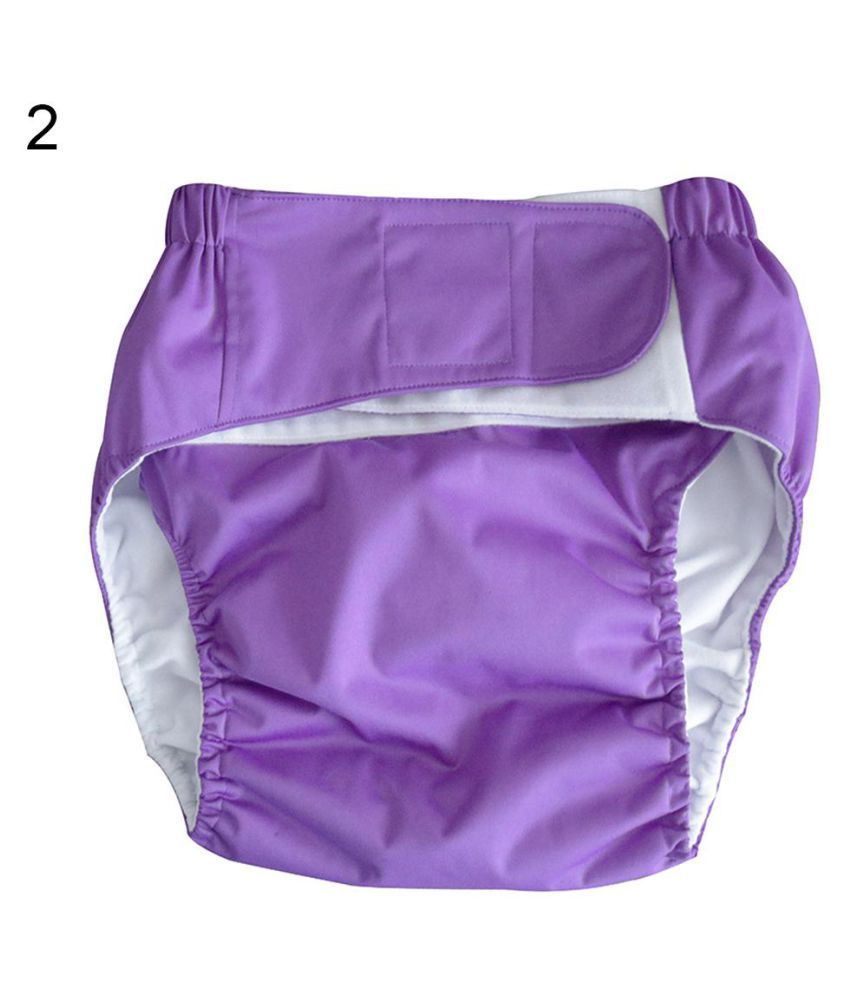 Reusable Adjustable Adult Cloth Diaper Nappy Pants for Incontinence