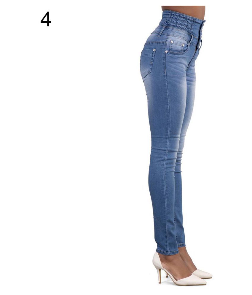 jeans stretch high waist