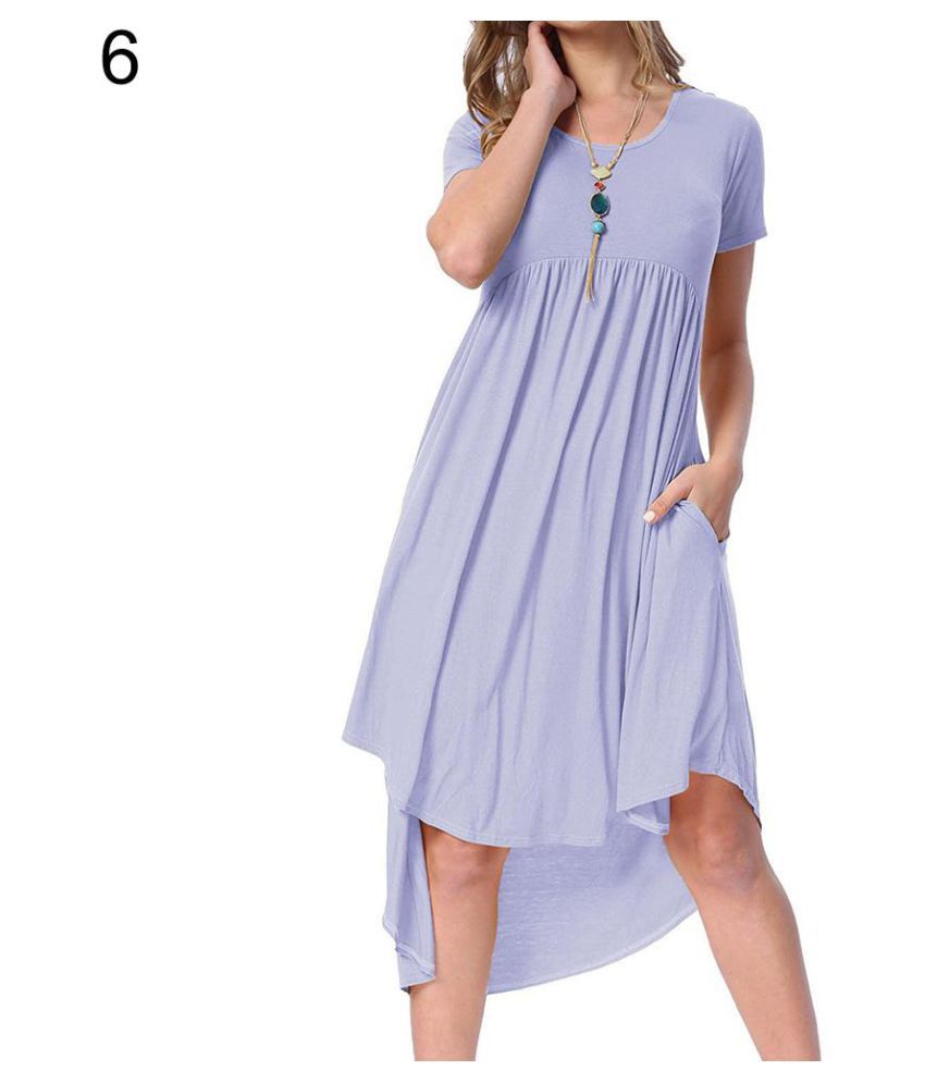 womens summer midi dresses with sleeves