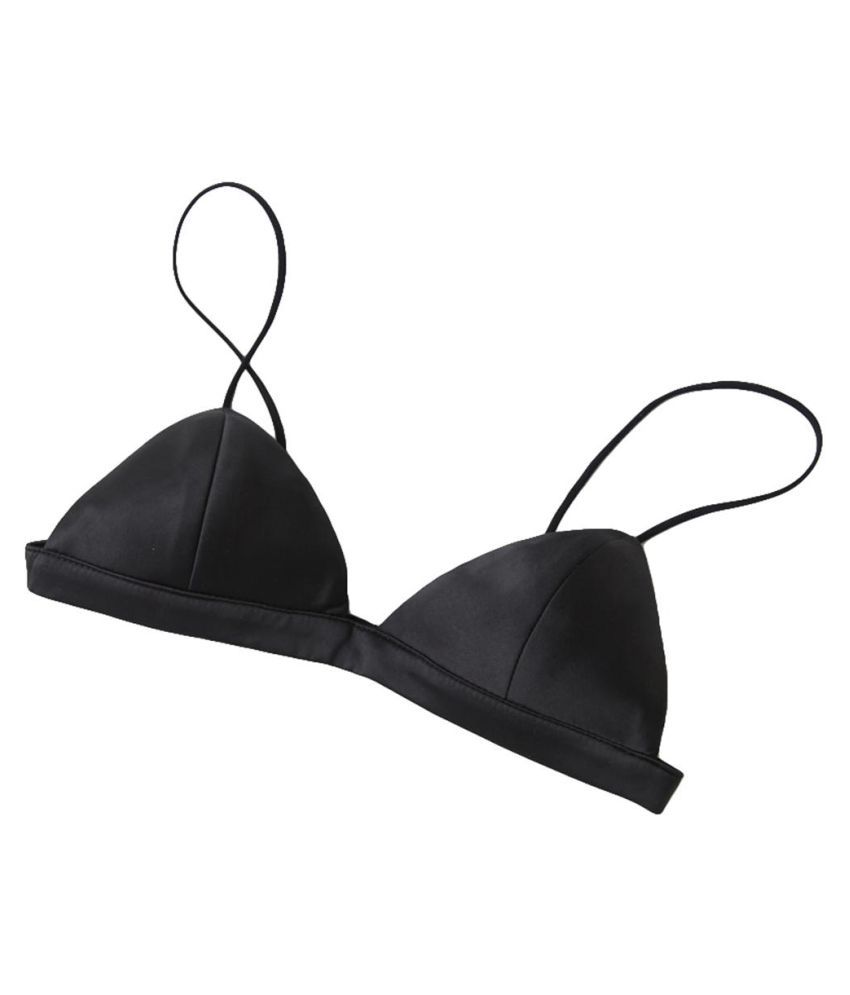 Buy Women Ladies Sexy Spaghetti Straps Solid Color Push Up Strappy Bra Underwear Online At Best 