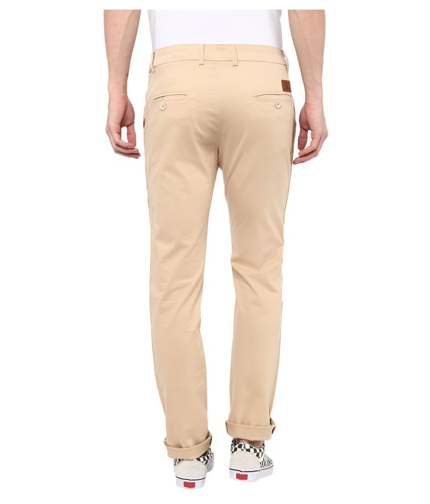 mens cream chinos