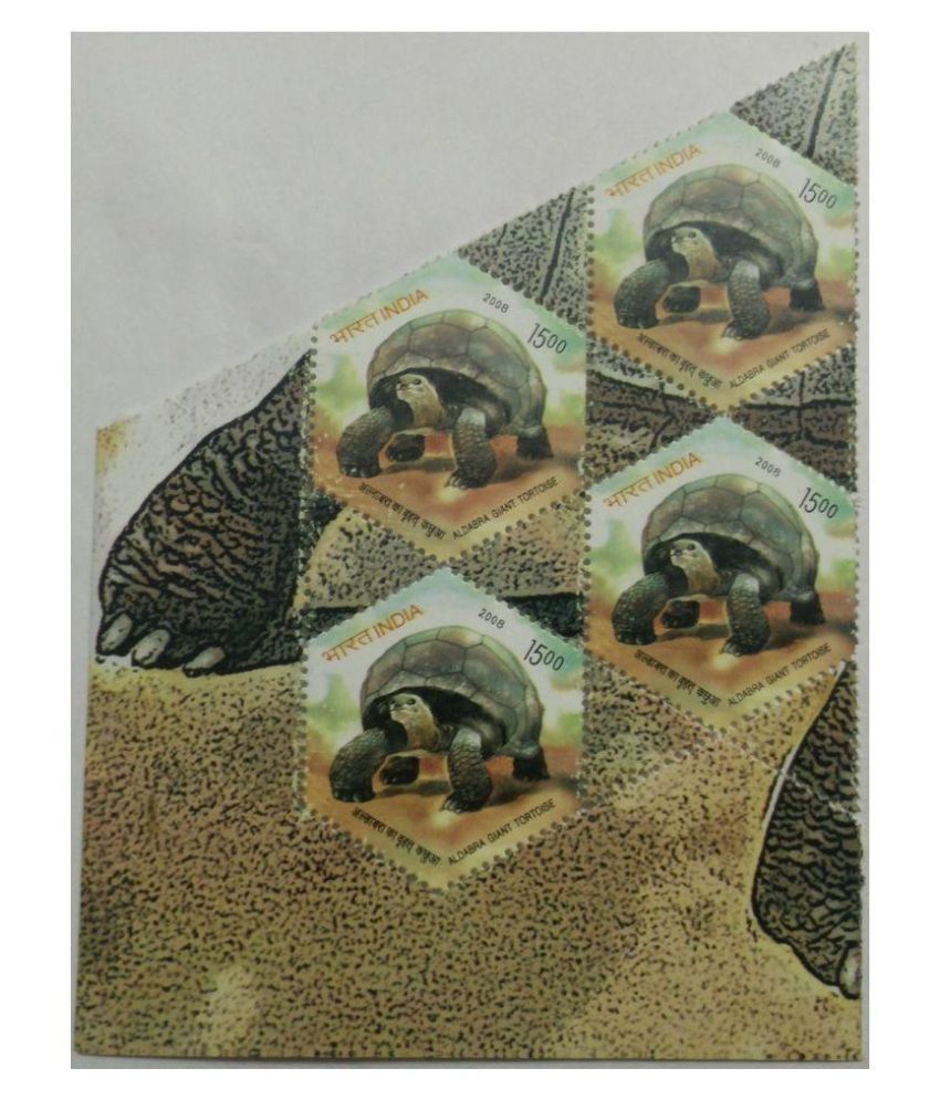 Aldabra Giant Tortoise Thematic Rs 5 Block Of 4 Aldabra Giant Tortoise Thematic Rs 5 Block Of 4
