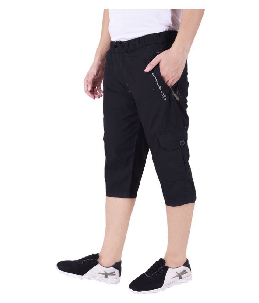 black cargos petite