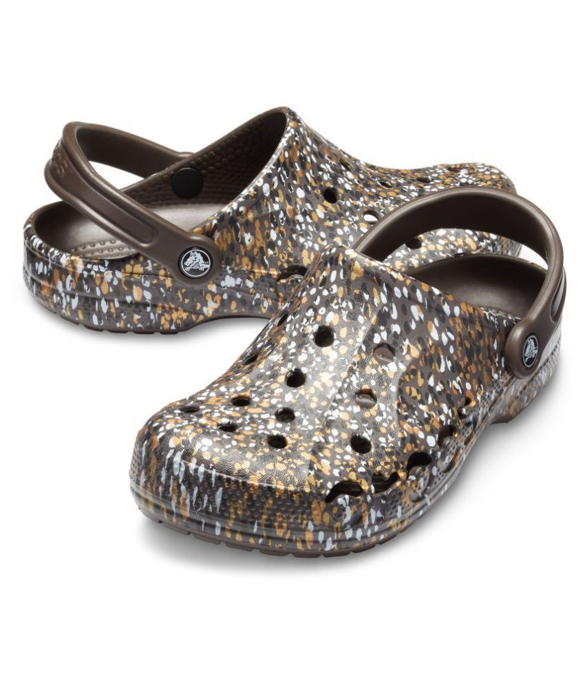 crocs brown sandals