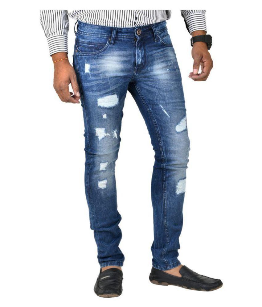 dark blue skinny jeans